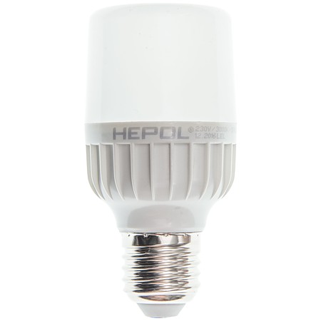 Bec LED Hepol, tubulat T50, E27, 6 W, 590 lm, lumina calda 3000 K