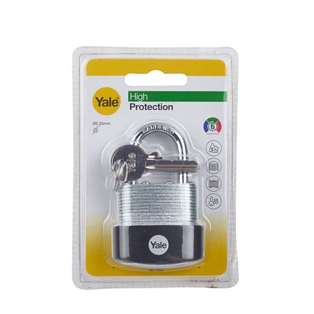 Lacat din otel laminat Yale, 40 mm, SET 3 BUC Lacat din otel laminat Yale, 40 mm, SET 3 BUC