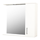Oglinda baie Badenmob, PAL, alb, 1 dulap, 60 x 60 x 14 cm