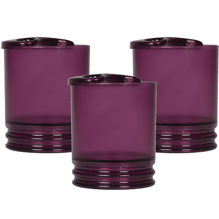 Suport periute de dinti Tatay Aqua Aubergine, plastic, 9 x 8,7 x 10,7 cm