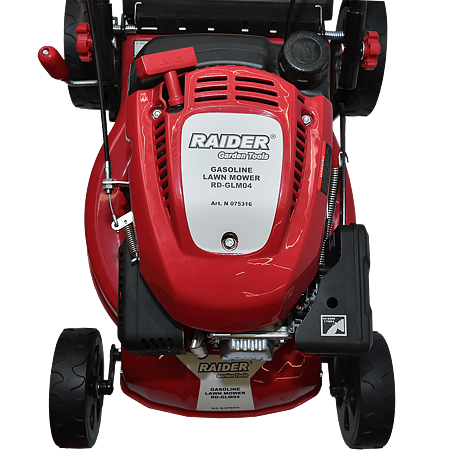 Masina de tuns iarba Raider RD-GLM04, benzina, 3,4CP, diametru taiere 410 mm