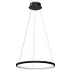 Lustra led ROTONDA, 27 W, metal/plastic, negru
