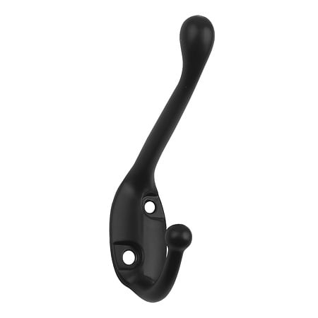Cuier metalic Dual Eco 530 Teko, aluminiu, negru mat, 74 x 36 mm
