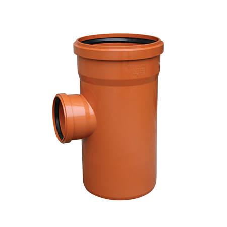 Ramificatie canalizare exterioara Valrom, PVC, Ø 315 / 200 mm, 87 grade