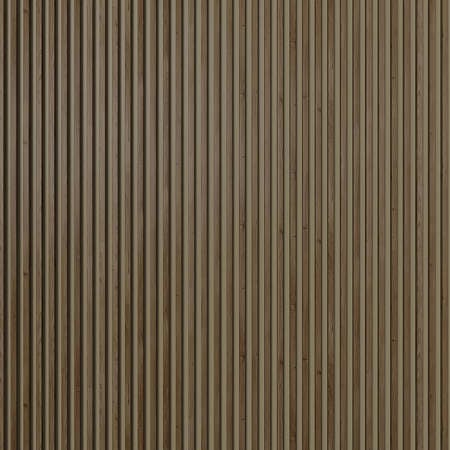Panou decorativ Linea Comfort, 5 lamele, decor pin tobaco, maro si gri, suport placaj casmir, interior, 265 x 24,6 x 3 cm