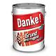 Grund metal anti-rugina Danke, interior/exterior, gri metal, 4 l 
