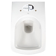 Vas WC suspendat dreptunghiular Kolo Nova Pro, ceramica, evacuare laterala, alb