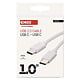Cablu incarcare/transfer date USB C 2.0 Emos, tata-tata, 1 m