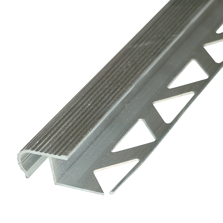 Profil incorporabil pentru treapta, S81, 10,5 mm, argintiu, 2,5 m