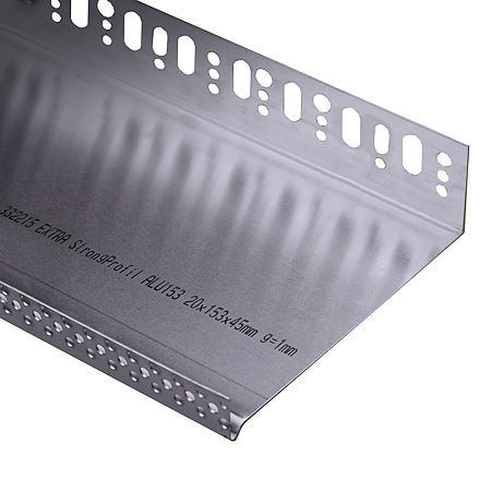 Profil de soclu din aluminiu Extra StrongProfil, 153 x 2500 x 0,8 mm