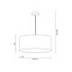 Suspensie Blossom, 1xE27, metal, auriu