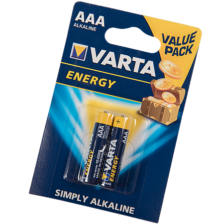 Baterie alcalina, Varta, AAA, blister 2 bucati
