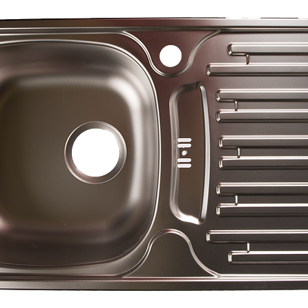 Chiuveta Franke, inox Dekor Cil 614, cuva stanga, 860 x 435 mm