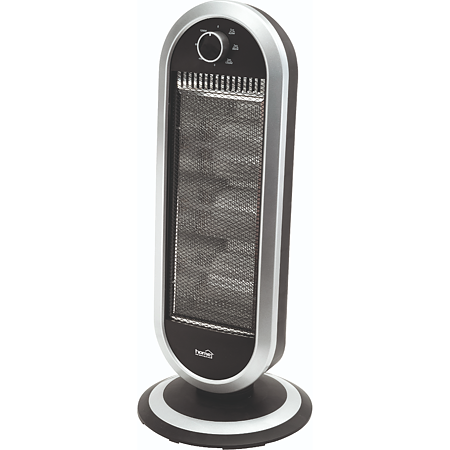 Radiator electric cu halogen FK 23 Somogyi, portabil, 1200 W, 30 x 70 x 30 cm, 3 trepte, cu stativ, oprire automata la rasturnare, IP20