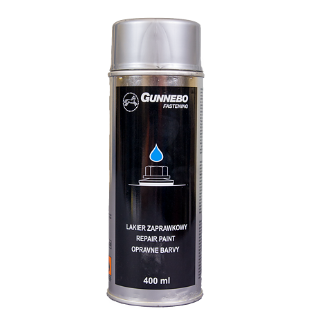 Vopsea spray pentru reparatii Gunnebo, maro RAL 8017, interior/exterior, 400 ml