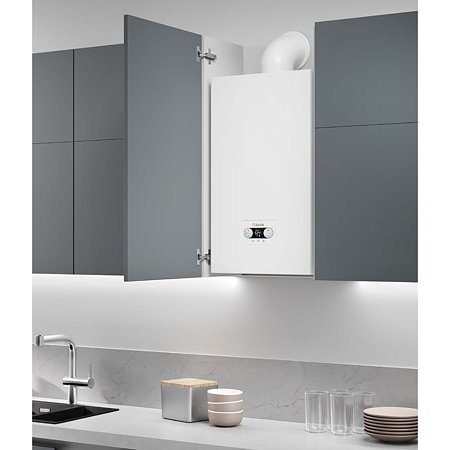 Centrala termica pe gaz in condensare Beretta Ciao 25 Combi, IPX5D, kit evacuare inclus, 19 kW