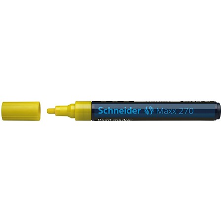 Marker cu vopsea Schneider 270, 1-3 mm, galben