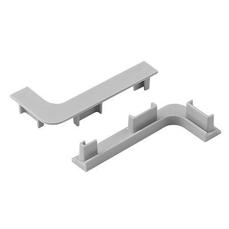 Terminatie de montaj pentru profil Gola, stanga, orizontal, plastic