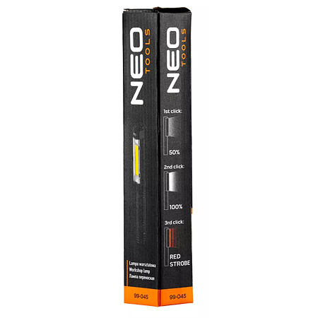Lampa de inspectie cu baterii Neo Tools 99-045 Led COB, 4 W, 400 lm, 3 moduri iluminare