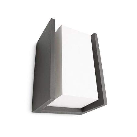 Aplica perete exterior Philips Ecomoods Hue Bridge, antracit, 1 x E27, 42 W