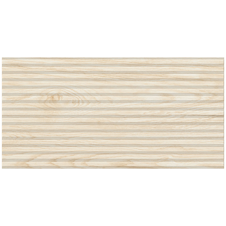 Gresie portelanata exterior/interior KAI Tilia natural, rectificata, structurata, mat, decor lemn, crem, 60 x 120 cm