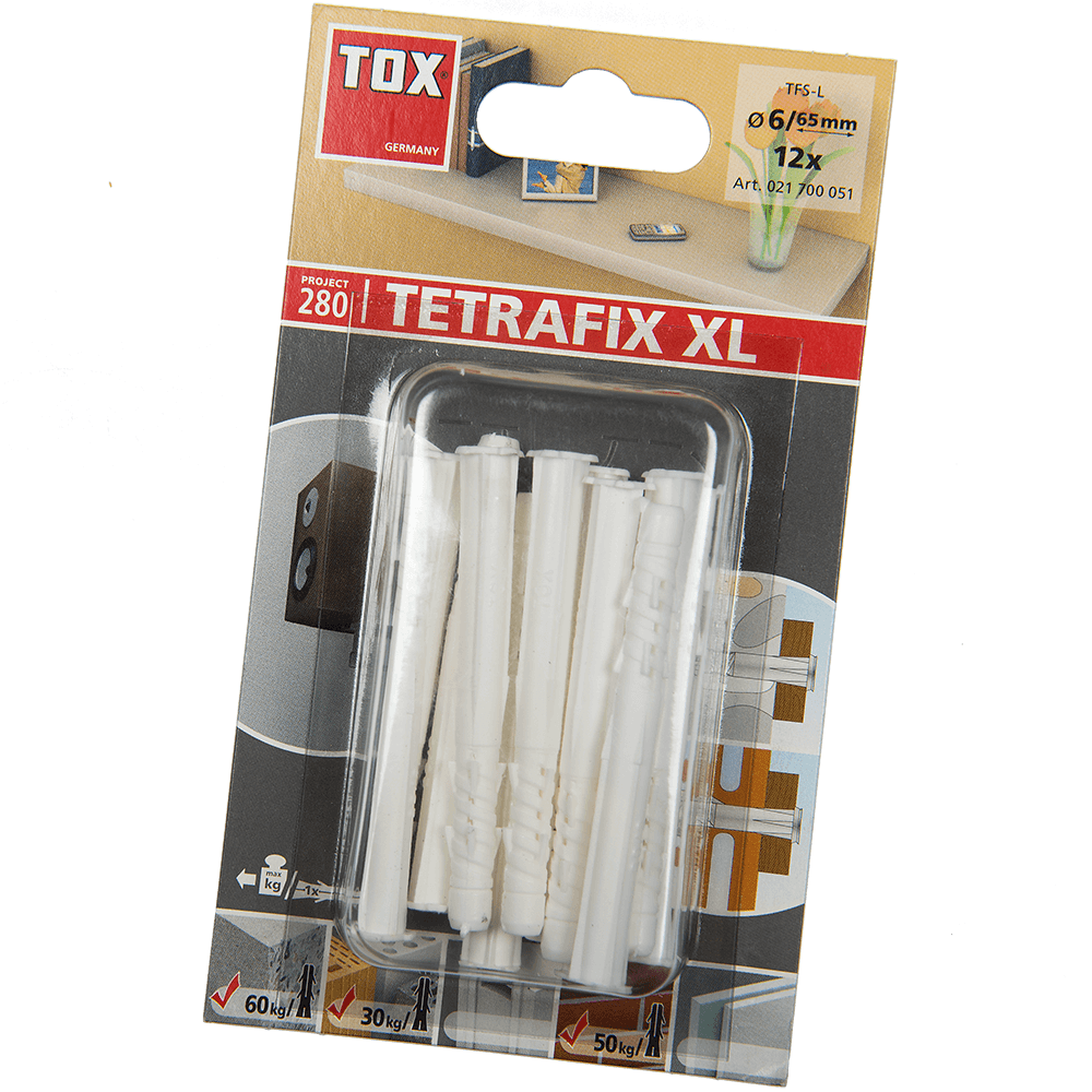 Diblu Tetrafix XL TFS-L, 6 x 65 mm, 12 buc
