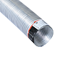Tub flexibil aluminiu, D 100 mm