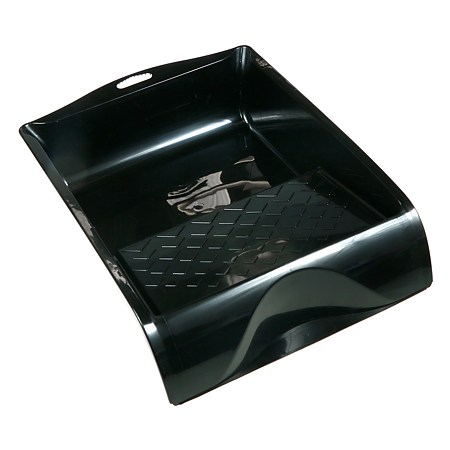 Tava vopsea, plastic, negru, 32 x 35 cm Tava vopsea, plastic, negru, 32 x 35 cm