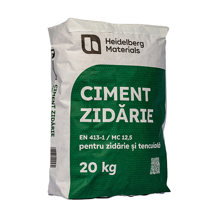 Ciment Heidelberg Materials Z100 pentru zidarie si tencuiala, 20 kg