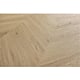 Pardoseala SPC 4,5 mm Afirmax Chevron stejar Arvada, impermeabila, nuanta medie, clasa de trafic 32, sistem imbinare clic 5G, montaj tip chevron placi A si B, 600 x 120 mm