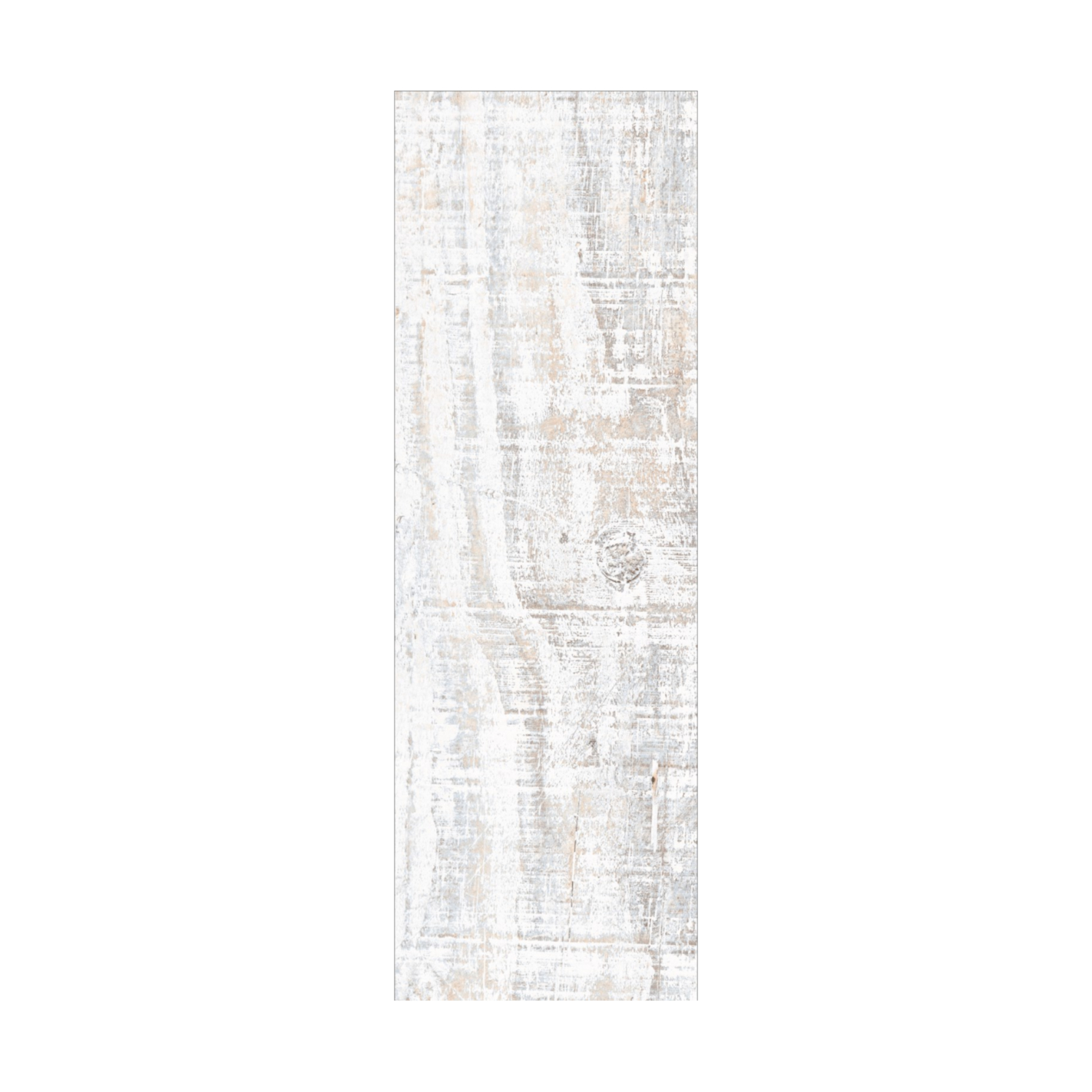 Gresie interior alb Woodart White, portelanata, glazurata, finisaj mat, dreptunghiulara, grosime 8 mm, 60 x 20 cm alb