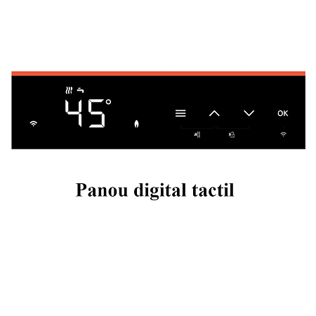Centrala termica pe gaz în condensare Viessmann Vitodens Z025692, WI-FI, kit de evacuare inclus, 32 kW