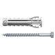 Diblu din nailon cu surub Fischer SX Plus, 10 x 50 mm, 5 bucati