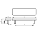 Maner puzzle 8804, silicon, rosu/alb, 64 mm
