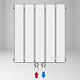 Calorifer otel Radiva Soki Tip 20C, vertical, alb mat, 1800 x 514 mm