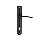 Maner tip sild pentru cheie, aluminiu, negru, 90 mm