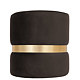 Taburet Ring, inel auriu, stofa maro H48, rotund, 38 x 38 x 40 cm Taburet Ring, inel auriu, stofa maro H48, rotund, 38 x 38 x 40 cm