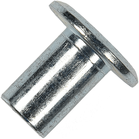 Piulita infundata cilindrica, otel zincat alb, D: 19, M8 x 16 mm