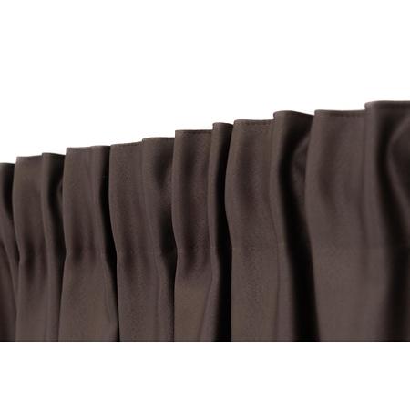 Draperie Jamaica, poliester, maro dimout, 145 x 250 cm