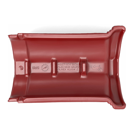Coama Glinex Klasik Engobe, bordo, 360 mm
