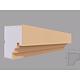 Solbanc decorativ exterior FP201, polistiren EPS 100, 120 x 105 x 2000 mm