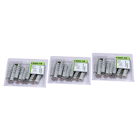 Diblu din polipropilena, D: 10 mm, cu surub 5 x 60 mm, 8 BUC Diblu din polipropilena, D: 10 mm, cu surub 5 x 60 mm, 8 BUC