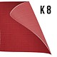 Rulou textil translucid Romance Clemfix Colors K8, 72.5 x 160 cm, rosu