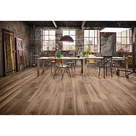 Pardoseala impermeabila 8 mm Kronospan O.R.C.A. Organic Classic Wild West Oak K224, clasa de trafic comercial intens 33, 1click 2go pure +, 1288 x 195 mm