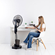 Ventilator nebulizare cu picior Taurus Airbrum 2500, 75 W, 3 trepte, rezervor 2.5 l, negru, H 126 cm