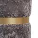 Taburet Ring, inel auriu, catifea gri E30, rotund, 38 x 38 x 40 cm Taburet Ring, inel auriu, catifea gri E30, rotund, 38 x 38 x 40 cm