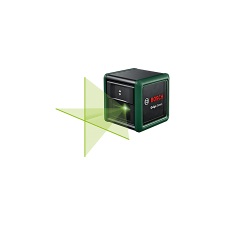 Nivela cu laser cu linii in cruce Bosch Quigo Green, autonivelare, stativ si 2 baterii AAA