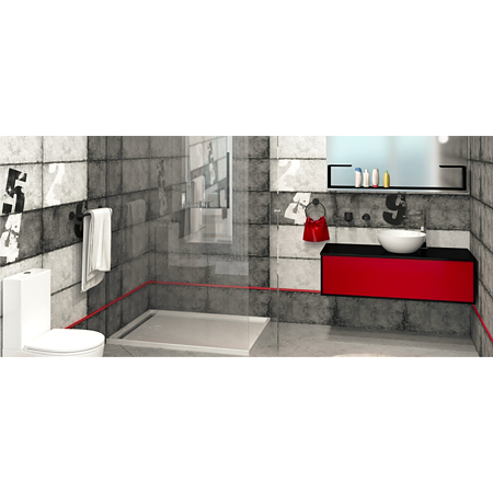 Faianta baie / bucatarie, Megapolis 1C Light Grey, gri, mat, aspect de beton, 60 x 30 cm