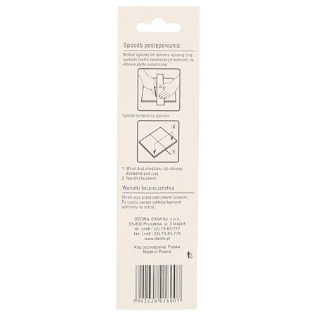 Creion de trasat pe gresie/faianta Dedra DED018