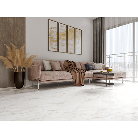 Gresie portelanata exterior/interior Imperial White, alb, mat,  PEI 4, 10 mm, 120 x 60 cm